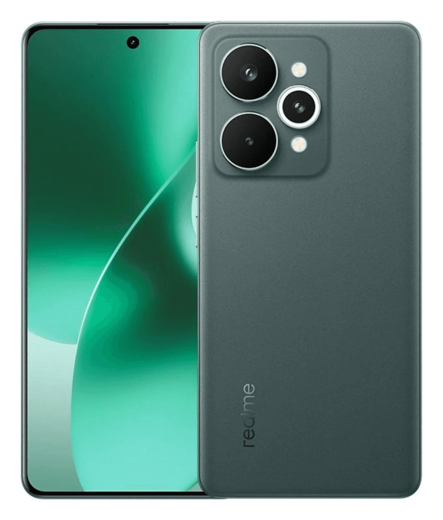 Realme telefonları: ön ekran ve arka kamera görünümü
